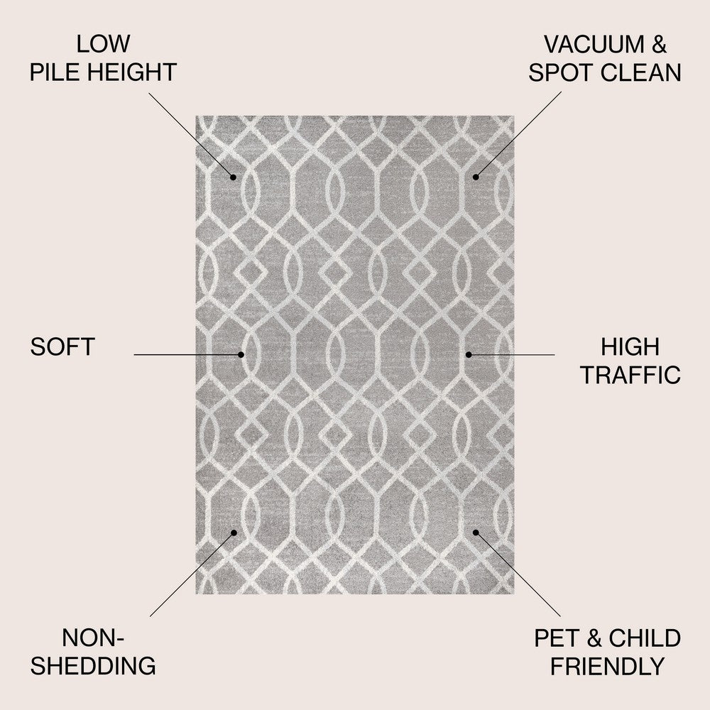 Perseus Asilah Ogee Fretwork Area Rug