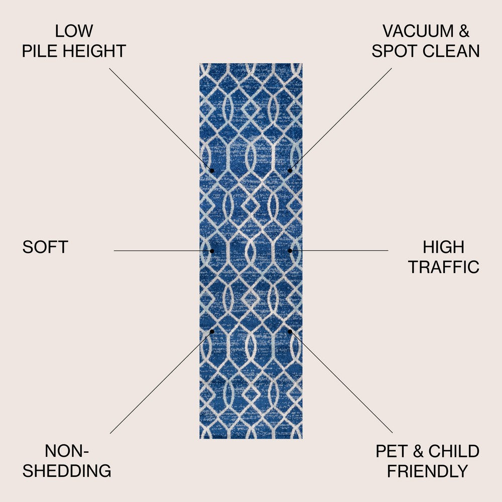 Perseus Asilah Ogee Fretwork Area Rug