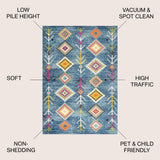 Grus Tribal Love Geometric Area Rug