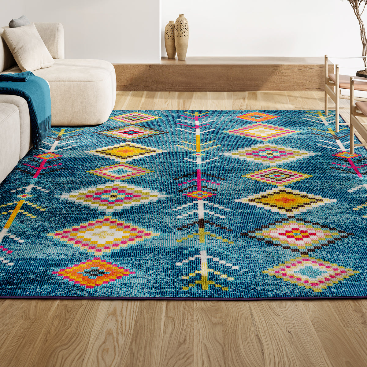 Grus Tribal Love Geometric Area Rug