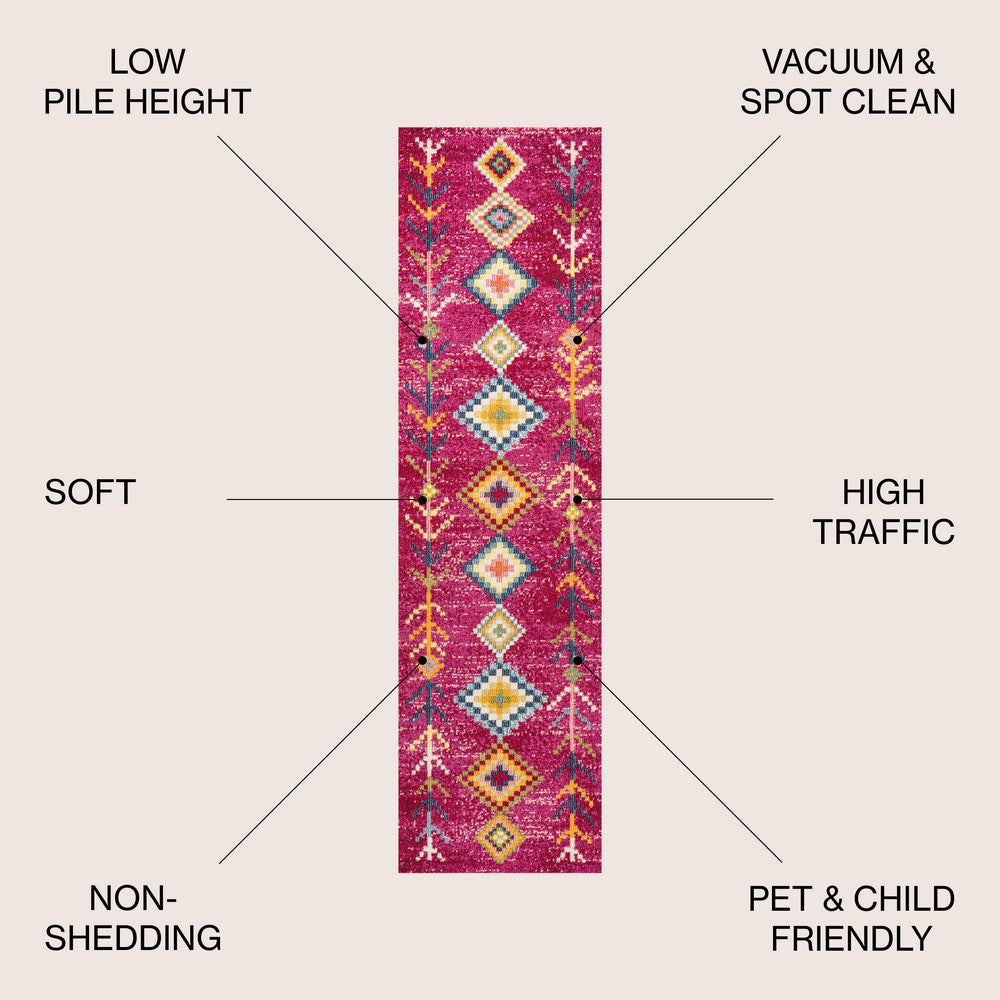 Grus Tribal Love Geometric Area Rug