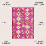 Grus Tribal Love Geometric Area Rug