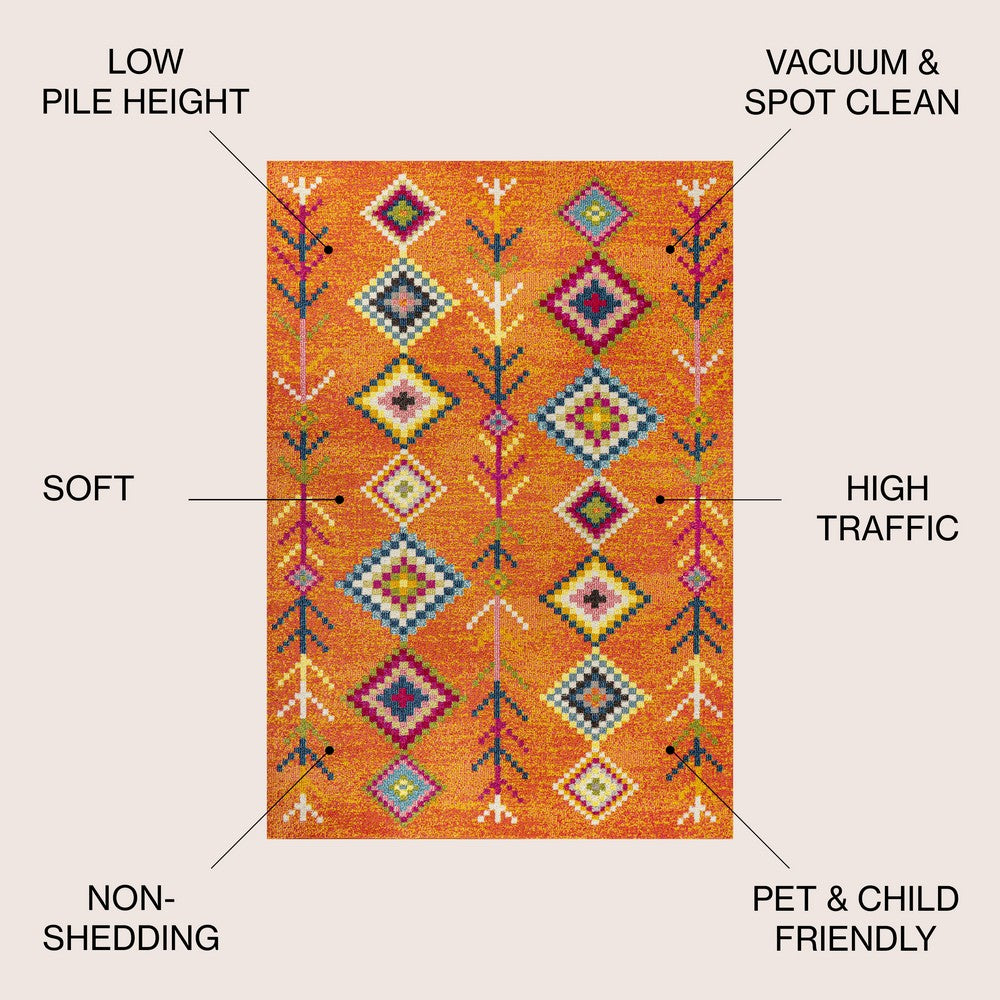 Grus Tribal Love Geometric Area Rug