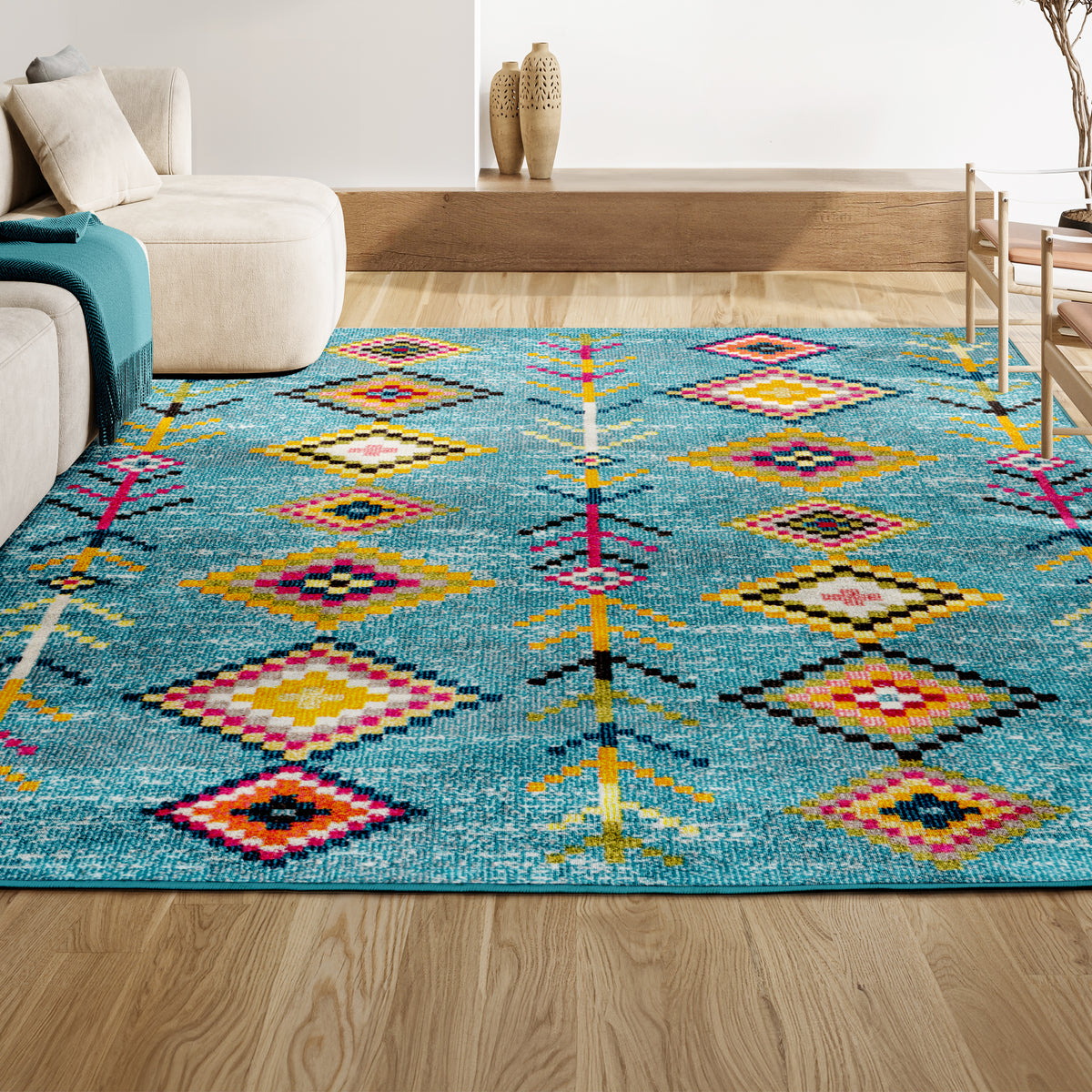 Grus Tribal Love Geometric Area Rug