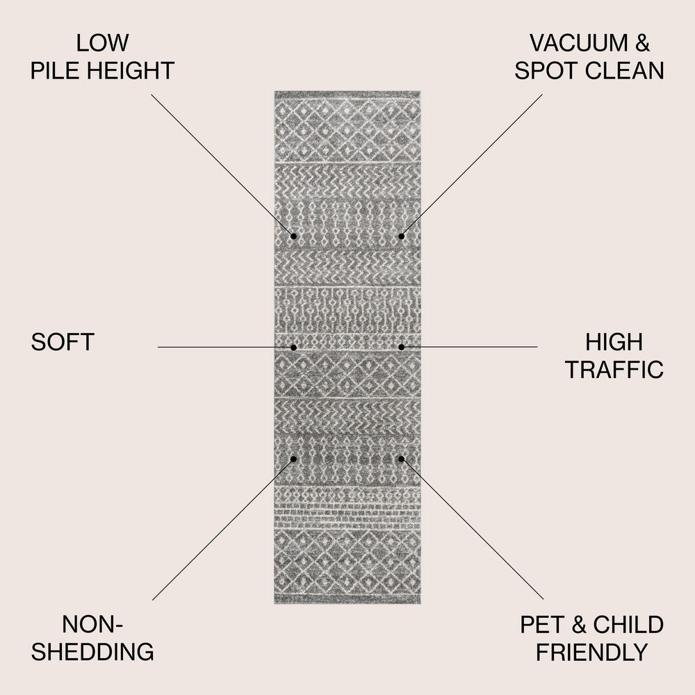 Valerie moroccan Vintage Geometric Rug Area Rug