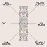 Valerie moroccan Vintage Geometric Rug Area Rug