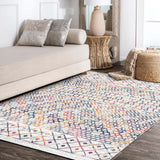 Valerie moroccan Vintage Geometric Rug Area Rug