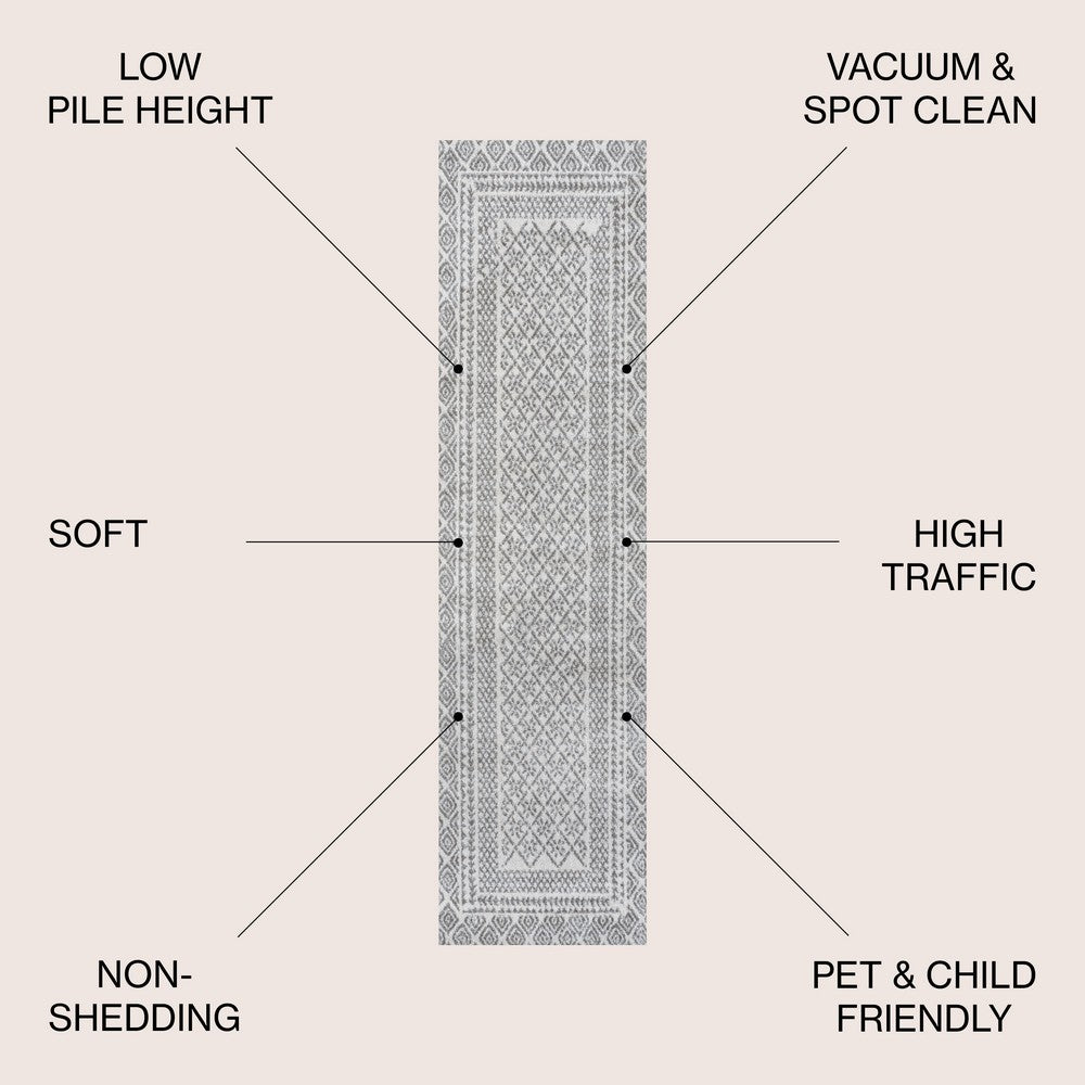 Alban modern Geometric Boho Rug Area Rug