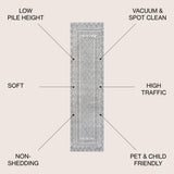 Alban modern Geometric Boho Rug Area Rug