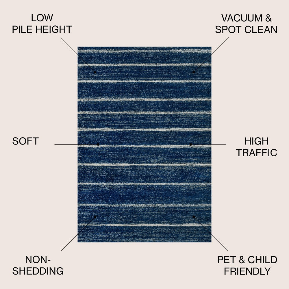 Palermo Williamsburg Minimalist Stripe Area Rug