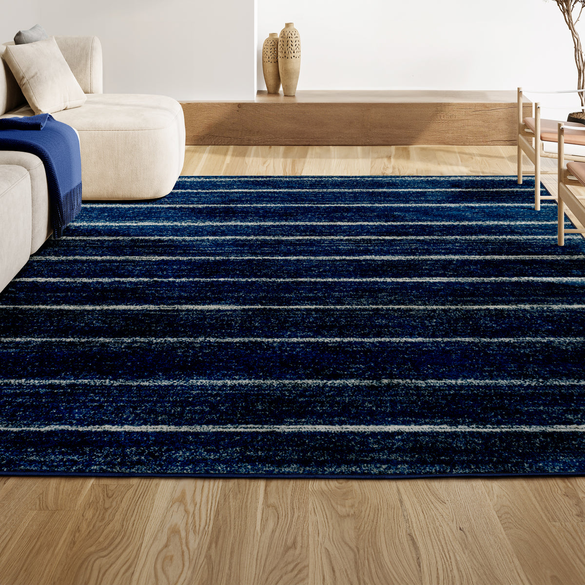 Palermo Williamsburg Minimalist Stripe Area Rug