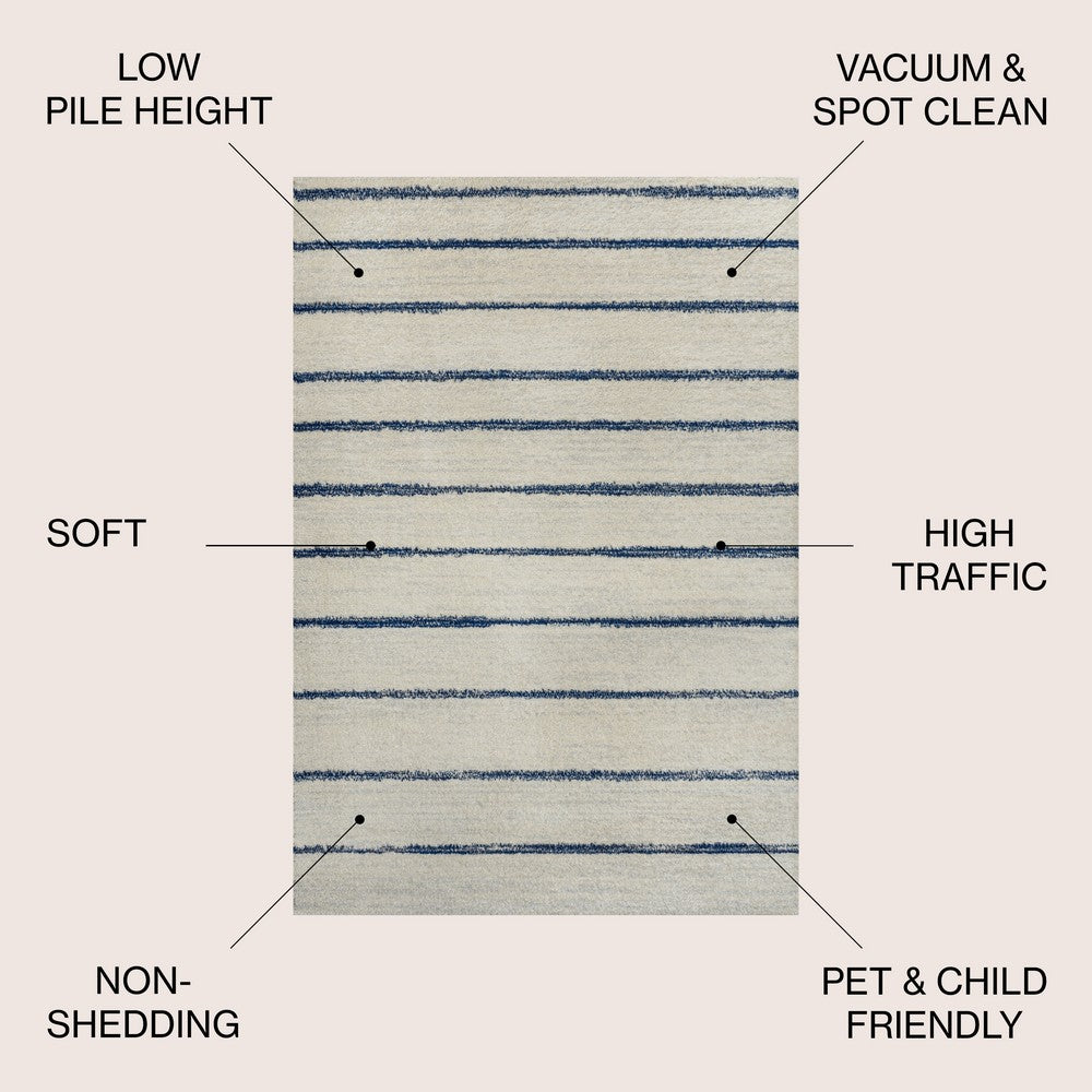 Palermo Williamsburg Minimalist Stripe Area Rug