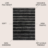 Palermo Williamsburg Minimalist Stripe Area Rug