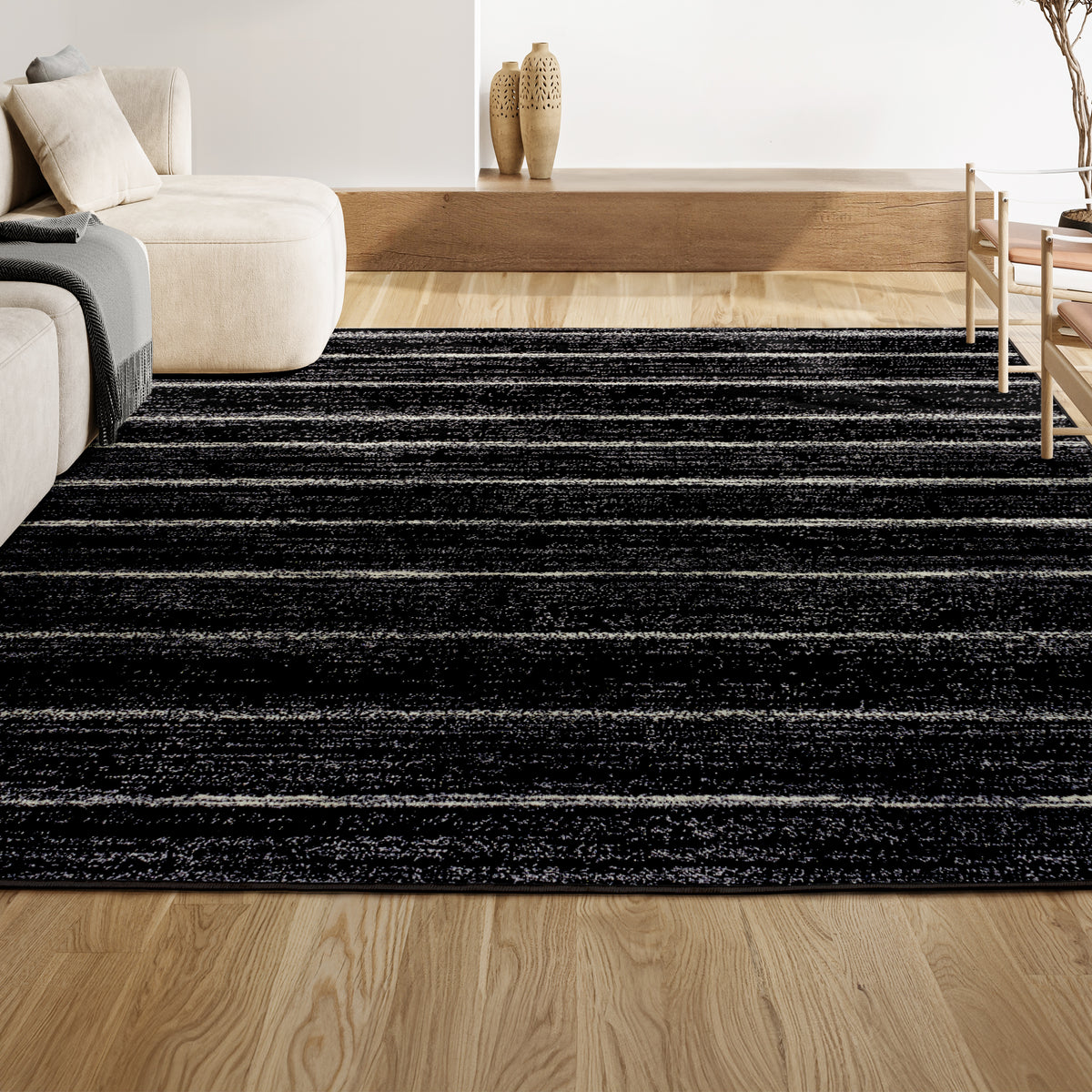 Palermo Williamsburg Minimalist Stripe Area Rug
