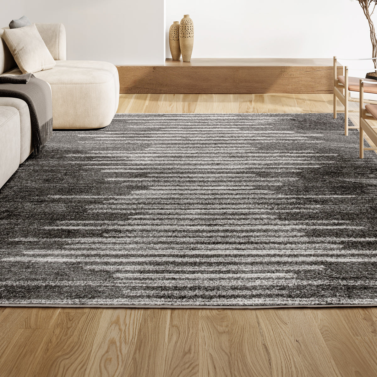 Western Aya Berber Stripe Geometric Area Rug