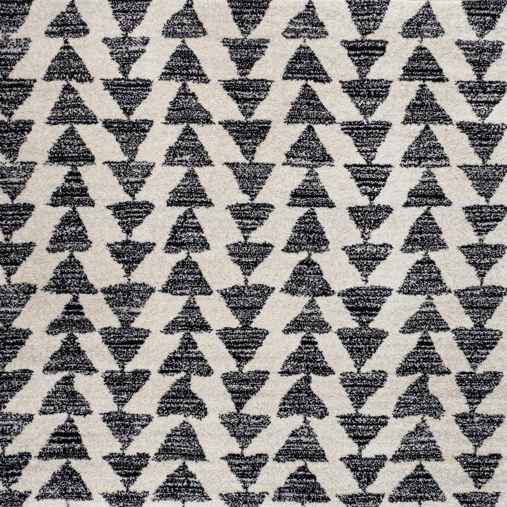 Tonga Aisha Moroccan Triangle Geometric Area Rug