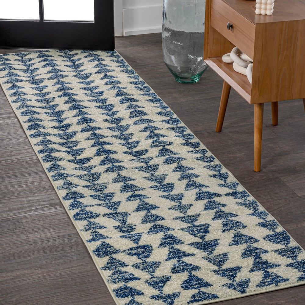 Tonga Aisha Moroccan Triangle Geometric Area Rug