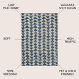 Tonga Aisha Moroccan Triangle Geometric Area Rug