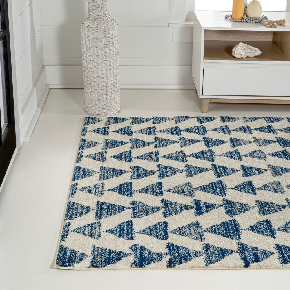 Tonga Aisha Moroccan Triangle Geometric Area Rug