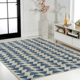 Tonga Aisha Moroccan Triangle Geometric Area Rug