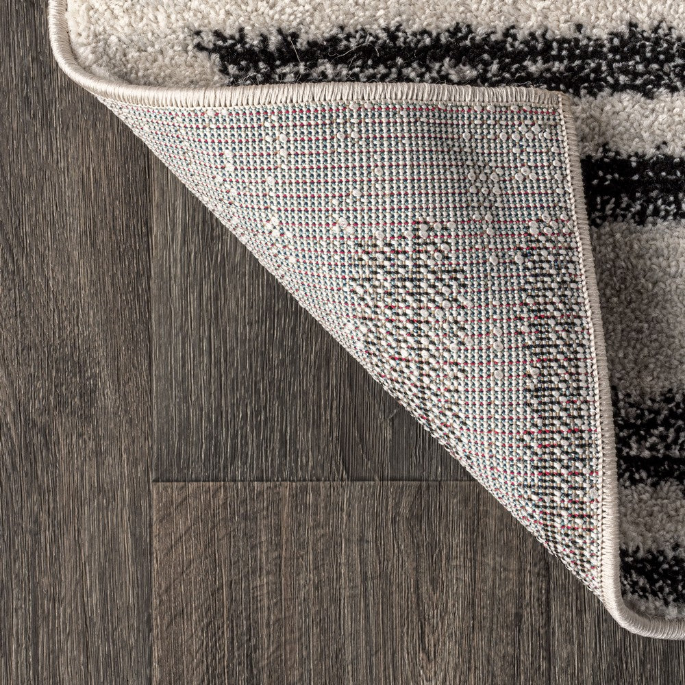 Brunei Khalil Modern Berber Stripe Area Rug