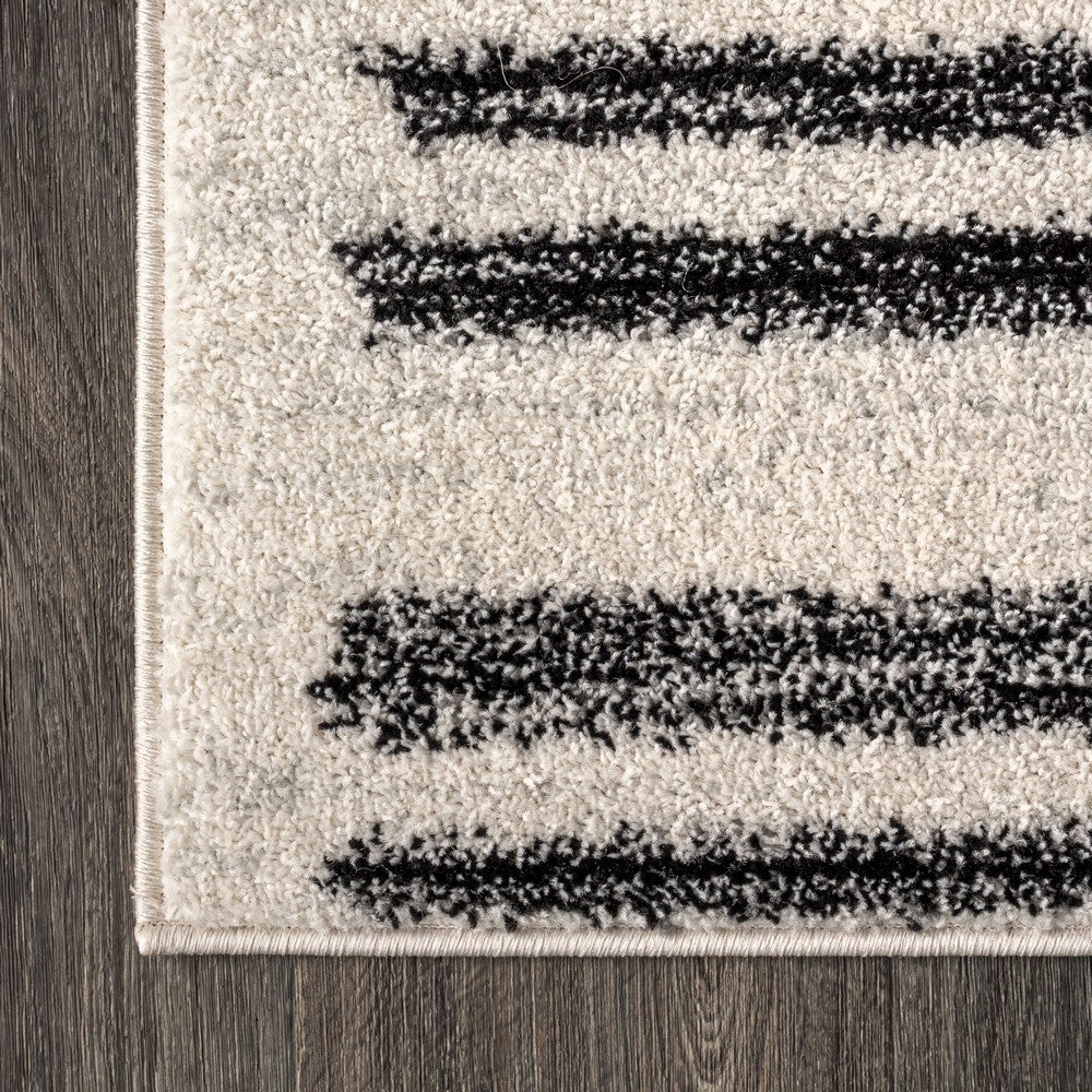 Brunei Khalil Modern Berber Stripe Area Rug