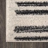 Brunei Khalil Modern Berber Stripe Area Rug