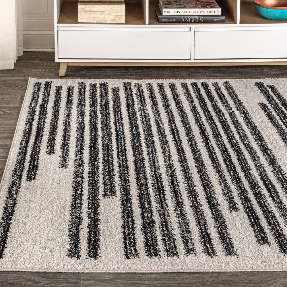 Brunei Khalil Modern Berber Stripe Area Rug