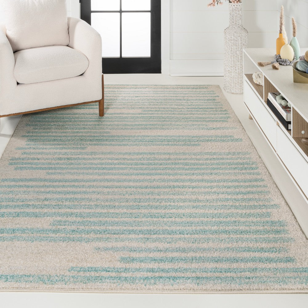 Brunei Khalil Modern Berber Stripe Area Rug