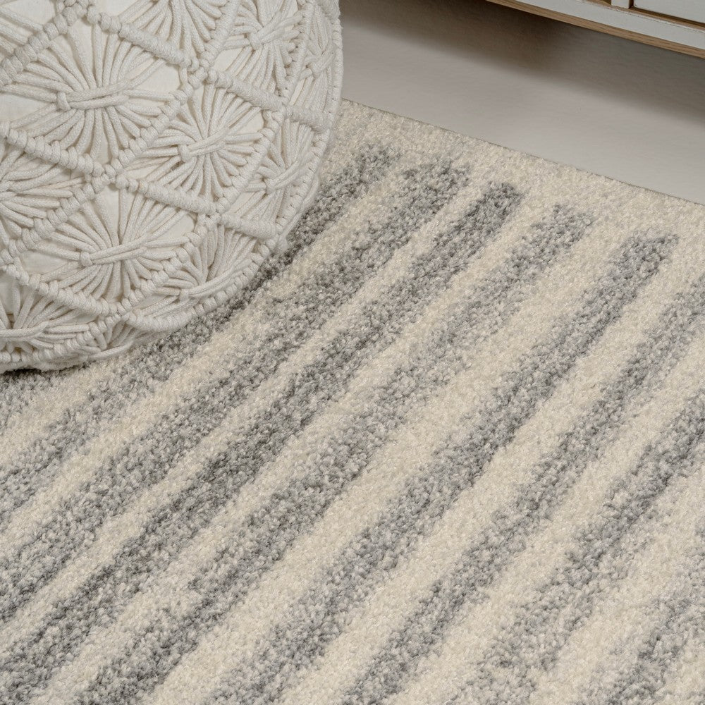 Brunei Khalil Modern Berber Stripe Area Rug