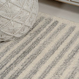 Brunei Khalil Modern Berber Stripe Area Rug