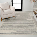 Brunei Khalil Modern Berber Stripe Area Rug