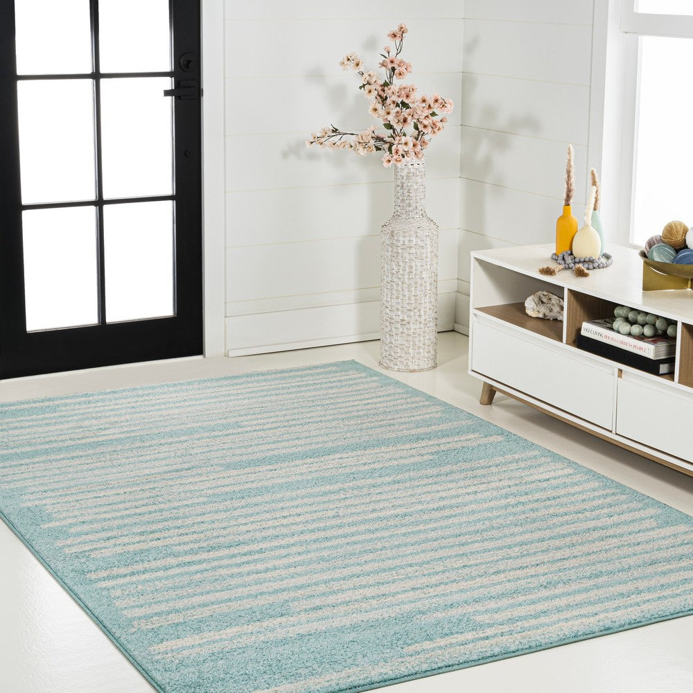 Brunei Khalil Modern Berber Stripe Area Rug