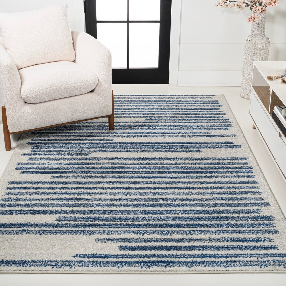 Brunei Khalil Modern Berber Stripe Area Rug