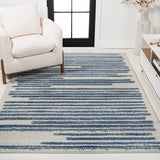 Brunei Khalil Modern Berber Stripe Area Rug