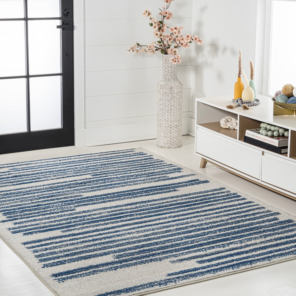 Brunei Khalil Modern Berber Stripe Area Rug