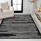Brunei Khalil Modern Berber Stripe Area Rug