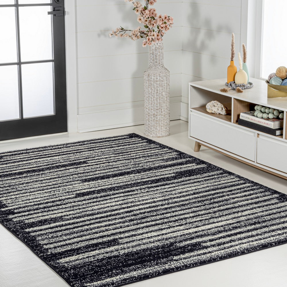 Brunei Khalil Modern Berber Stripe Area Rug