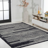 Brunei Khalil Modern Berber Stripe Area Rug