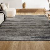 Brunei Khalil Modern Berber Stripe Area Rug