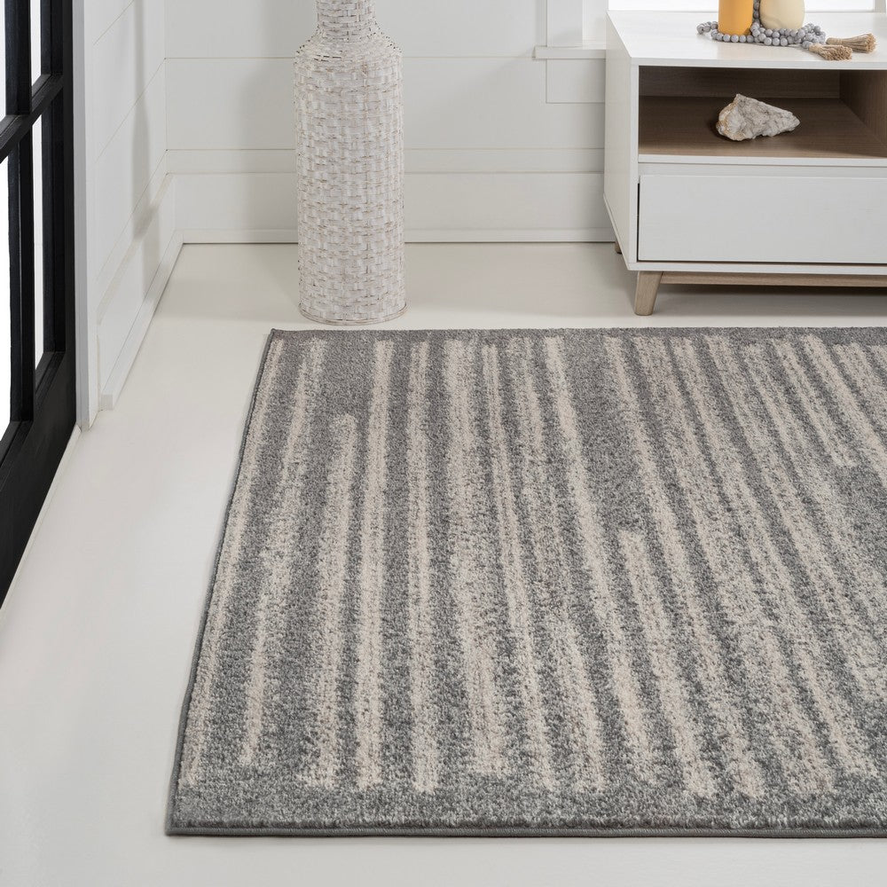Brunei Khalil Modern Berber Stripe Area Rug
