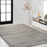Brunei Khalil Modern Berber Stripe Area Rug