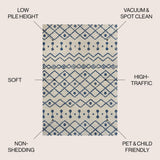 Tokyo Aksil Moroccan Beni Souk Area Rug