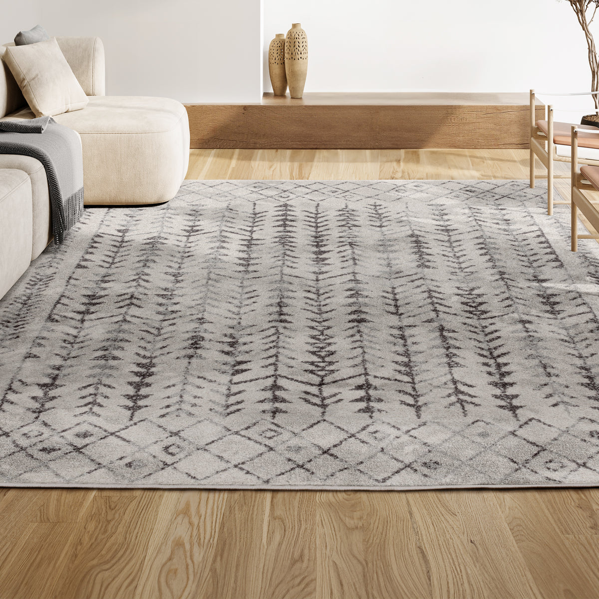 Brazil Ziri Moroccan Geometric Area Rug