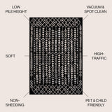 Brazil Ziri Moroccan Geometric Area Rug