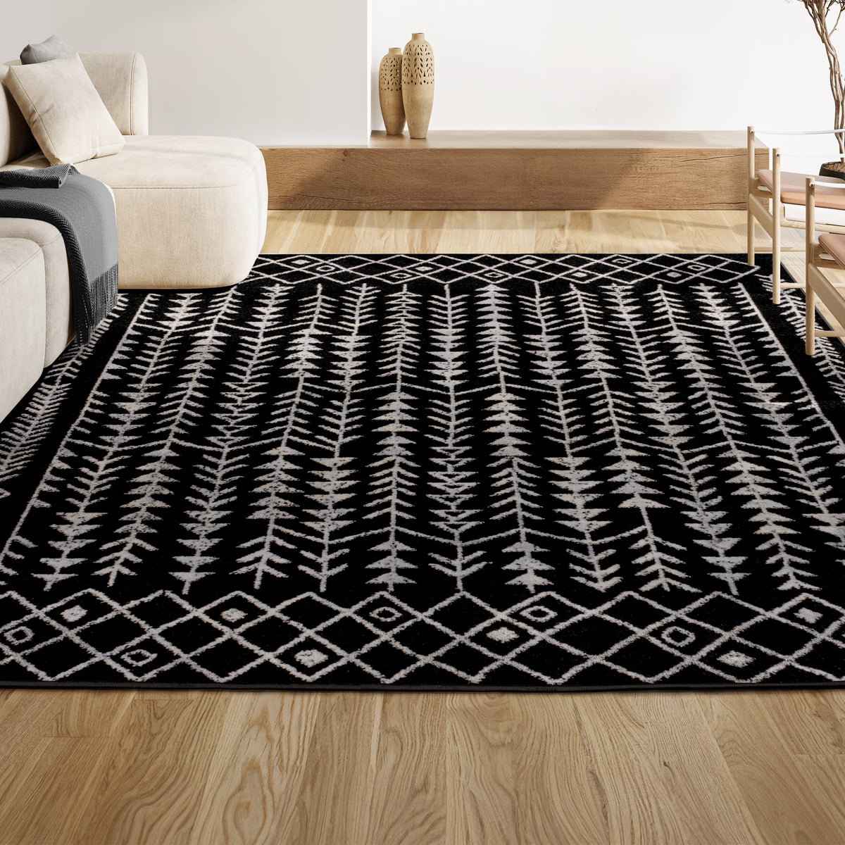 Brazil Ziri Moroccan Geometric Area Rug