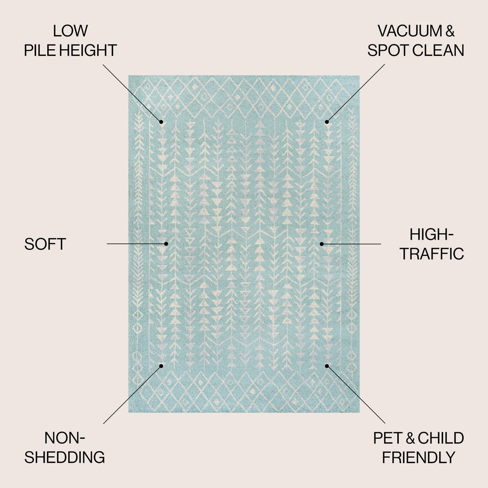 Brazil Ziri Moroccan Geometric Area Rug