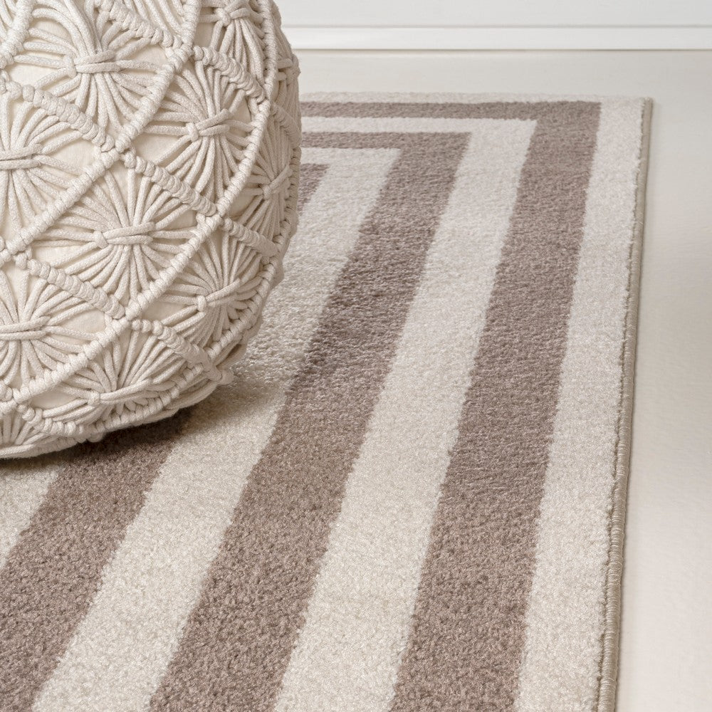 Madly Modern Classic Mitre Stripe Area Rug