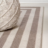 Madly Modern Classic Mitre Stripe Area Rug