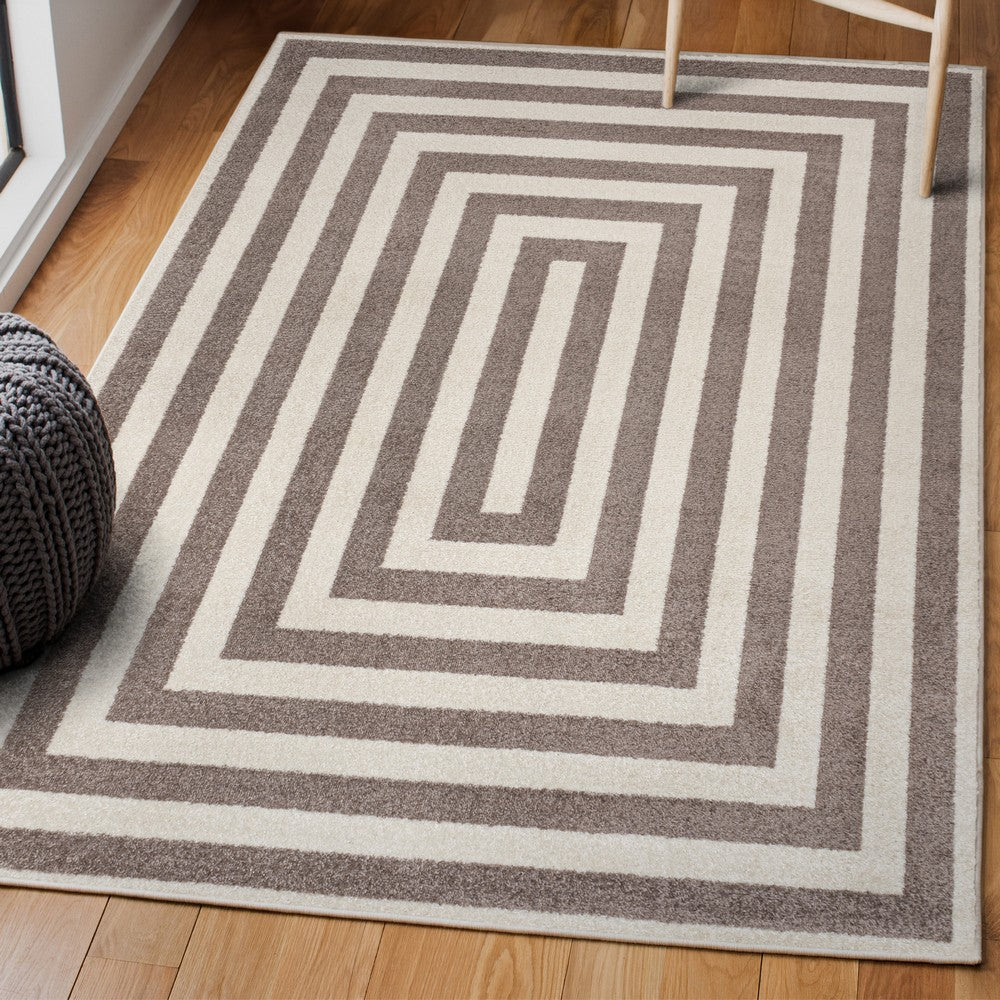 Madly Modern Classic Mitre Stripe Area Rug